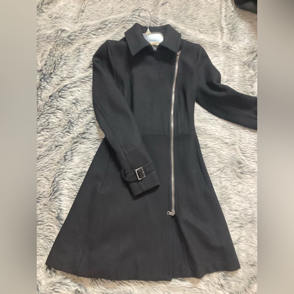 Amarani Exchange Black Winter Wool Coat